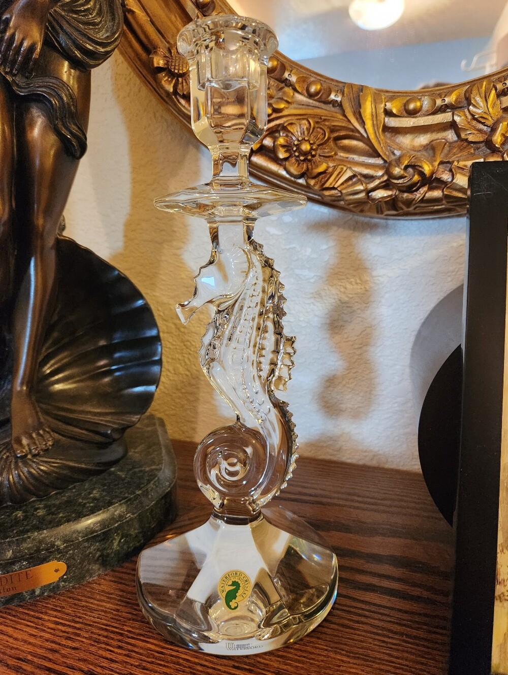 Waterford Crystal Seahorse Candlestick